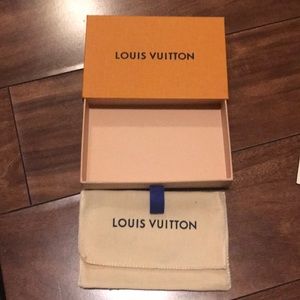 Louis Vuitton card holder box
